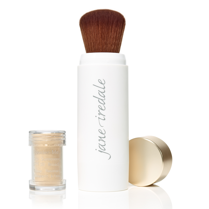 Powder-Me SPF 30 Dry Sunscreen Refillable Brush - GOLDEN