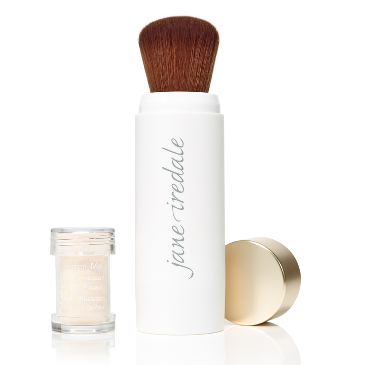 Powder-Me SPF 30 Dry Sunscreen Refillable Brush - TRANSLUCENT