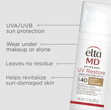 Load image into Gallery viewer, UV Restore SPF 40 - Tinted
